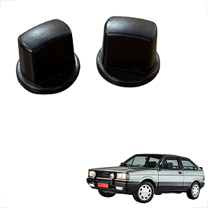 Par Botão Regulagem Retrovisor Gol Parati Saveiro Quadrado