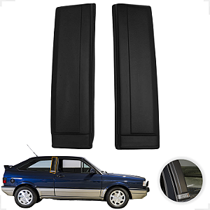 Coluna Aplique Porta Gol Gts 91 92 93 94 Preto Par