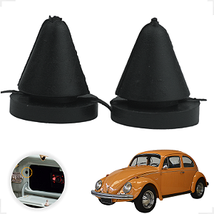 Kit 2 Batente Calco Porta Luva/saia Traseira Motor Fusca