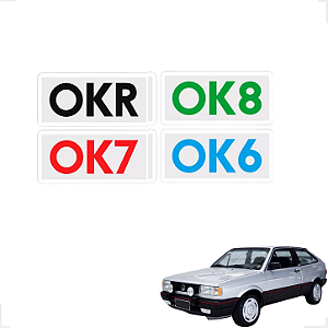 Kit Adesivos Parabrisa Ok8, Ok7, Ok6, Okr Qualidade