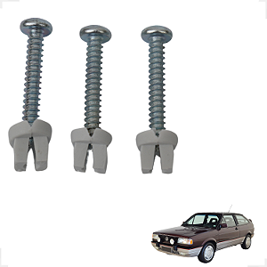 Kit Parafusos Buchas Puxador Porta Gol Gl Gti Quadrado