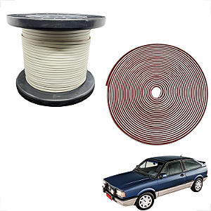 Kit Filete Friso Lateral e Para-choque Branco Gol Parati Voyage