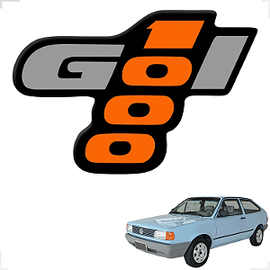 Adesivo Gol 1000 Quadrado Emblema
