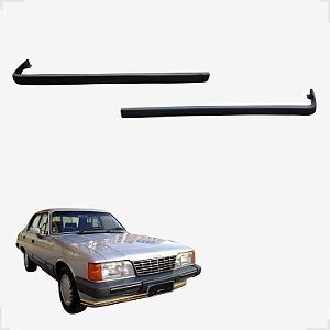 Dianteira Opala Bigodinho Spoiler Friso Saia 87 A 90 Preto