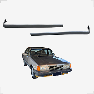 Dianteira Opala Bigodinho Spoiler Friso Saia 87 A 90 Cinza