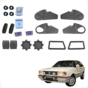 Kit De Acabamento Do Banco Gol Quadrado 85 À 93 - Cinza