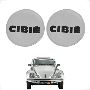 Capa Farol Milha Cibie Gol Gti Gts Escort Xr3 Redondo - Branco