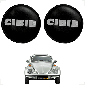 Capa Farol Milha Cibie Gol Gti Gts Escort Xr3 Redondo - Preto