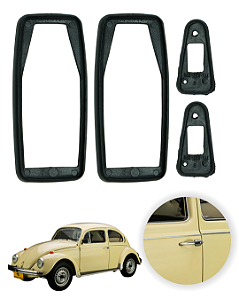Kit Calço Guarnição Maçanetas Porta Externas Fusca 1977 a 1996