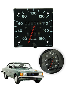 Velocímetro Opala 180 Km/h Odometro Parcial Caravan Opala 1981 a 1984