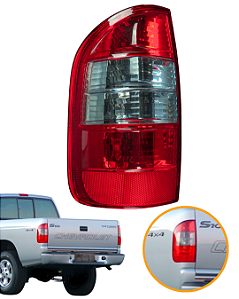 Lanterna S10 Traseira S10 2008 2009 2010 2011 2012 Fume Esq Esquerdo/motorista