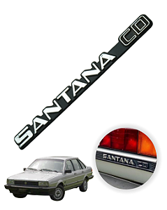 Emblema Nome Letreiro Santana CD Traseiro Original Porta Malas