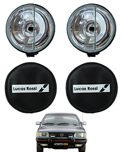 Par Farol Auxiliar Gol Quadrado Capa Courvin Kombi Saveiro