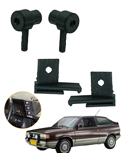 Kit Suporte + Pino Moldura Capela Painel Satélite Vw 87 A 94