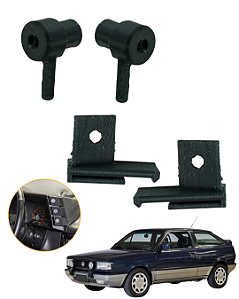 Kit Suporte + Pino Moldura Capela Painel Satélite Vw 87 A 94
