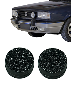 Kit 2 Tampa do Furo para Batente Borracha do Para-choque Gol Quadrado Cl Gti Gts Voyage Saveiro
