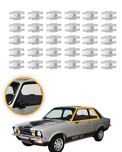 Presilha Do Friso De Alumínio Chevette, Opala, Caravan Monza 30un
