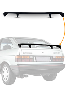 Aerofolio Gol GTS Preto Traseiro Modelo Clássico 87 A 90