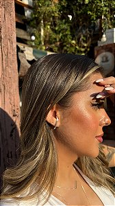 Ear hook  tubo • folheado a prata
