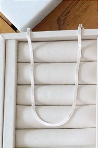 Choker fita dupla • folheado a prata