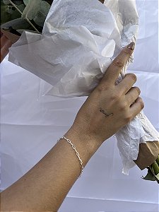 Pulseira alongada • folheado a prata