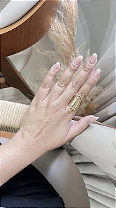 Anel gladiador • folheado a ouro