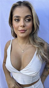 Colar butterfly • folheado a ouro