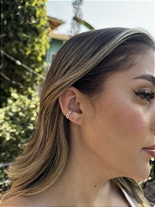 Piercing fake infinito • folheado a prata