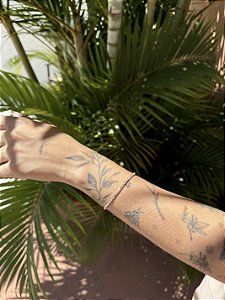 Pulseira strass cristal • folheado a ouro
