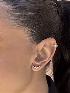 Earcuff florzinhas • folheado a ouro