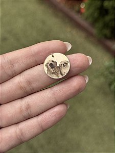 Pingente Medalha foto • personalizado folheado a ouro