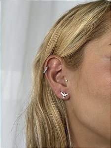 Brinco divino • folheado a prata