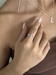Anel Santa • folheado a prata
