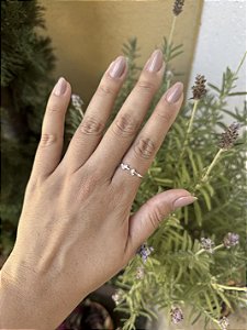 Anel ramos • folheado a prata