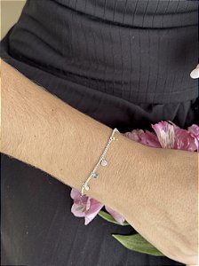 Choker moedas color • folheado a prata