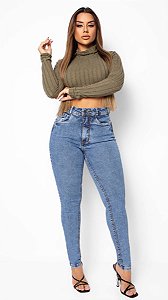 Calça Jeans Feminina Skinny - Levanta Bumbum