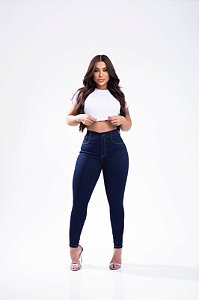 Calça Skinny Escura (Lisa)