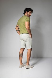 Bermuda Masculina Alfaiate Branca