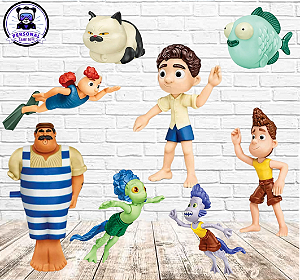 8 Bonecos Luca O Filme Coleção Completa Mcdonalds