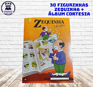 30 Figurinhas Zequinha + Álbum Cortesia