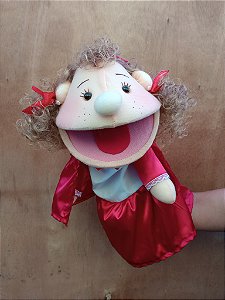 Fantoche chapeuzinho vermelho