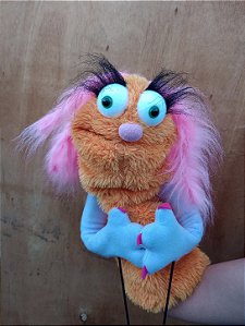 Fantoche Monstrinha Lindinha com Hastes