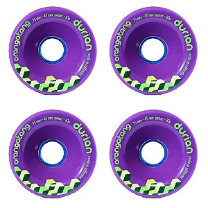 Rodas Orangatang Durian para Longboard 75mm 86A