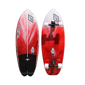 Skate Simulador de Surf Nano to Fly 100x35cm com Eixo Simulador de Surf em Bucha, Rolamentos Mini Logo e Rodas Chico's 70mm 85A PEÇA EXCLUSIVA