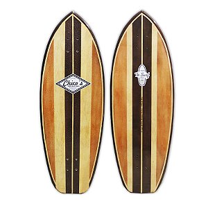 Shape Simulador de Surf To Surf 86x30cm com Lixa Jateada - Amadeirado