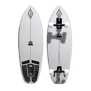 Skate Simulador de Surf Mini to Fly S8 115x35cm com Base Simuladora de Surf, Eixos 159mm, Rolamentos Mini Logo e Rodas Chico's 70mm - PEÇA EXCLUSIVA