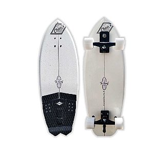 Skate Simulador de Surf To Surf 86x30m com Base Simuladora de Surf E Deck