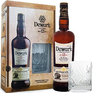 Whisky Dewar's 12 Anos Oak Cask + Copo Exclusivo