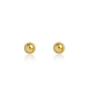 Brinco infantil em ouro amarelo