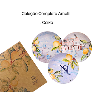 Coleção completa de pratos - Amalfi - trio Personalizado